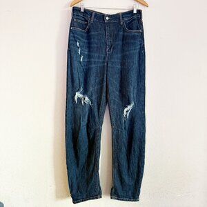 Pilcro The Bow Boyfriend Distressed Jeans Size 30 Tall